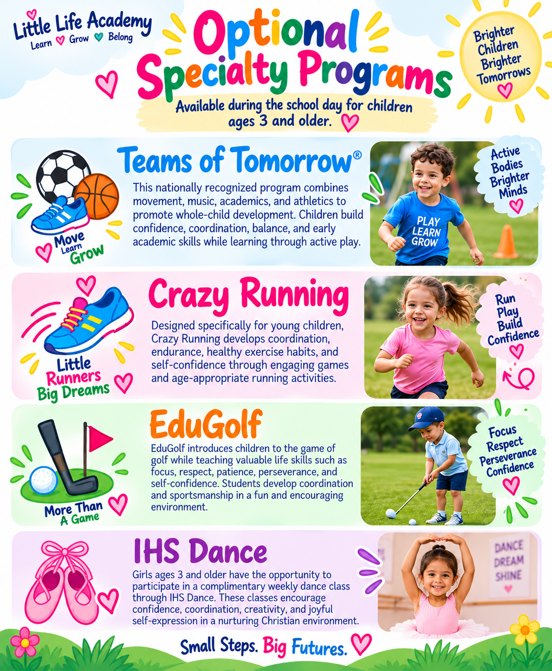 Little Life Academy Specialty Programs